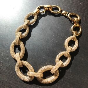 Ann Taylor Chunky Statement Necklace Chain Link
